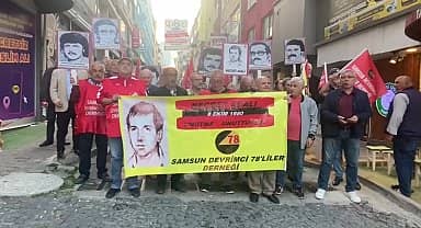 Samsun Devrimci 78'liler Derneği: "İdamının 43. yılında Necdet Adalı onurumuz olmaya devam ediyor"
