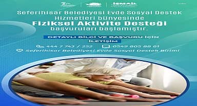 Seferihisar Belediyesi'nden fiziksel aktivite desteği