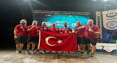 Su Altında Dünya Şampiyonu Eskişehir'den Erkan Balk oldu