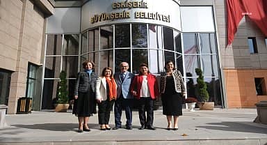 TBMM Başkanvekili Karaca'dan Büyükerşen'e nezaket ziyareti