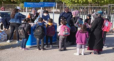 Tepebaşı Belediyesi'nin ilköğretim öğrencilerine beslenme desteği başladı
