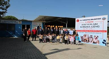 Turgutlu'da 4 Ekim Hayvanları Koruma Günü, Sadık Dostlar Mama Üretim Tesisi'nde kutlandı