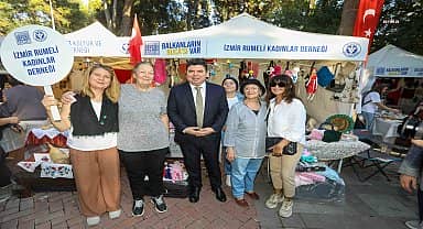 Uluslararası Buca Balkan Festivali, renkli görüntülere sahne oldu