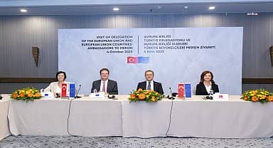 Vahap Seçer, AB delegasyonu heyeti ile bir araya geldi
