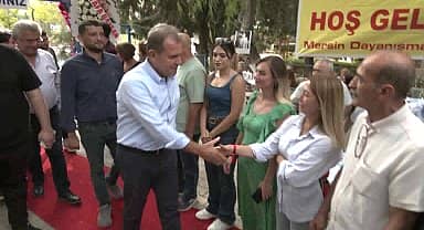 Vahap Seçer, Mersin Dayanışma Platformu üyeleri ile bir araya geldi