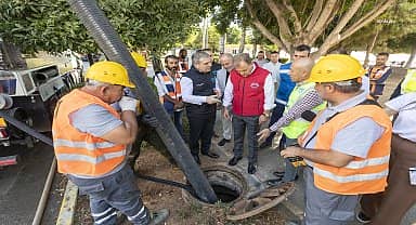 Vahap Seçer, Meski'nin 'anjiyo' sistemini yerinde inceledi