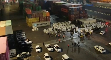 Yerlikaya: “Mersin Limanı'nda muz konteynerinde 610 kilogram kokain yakalandı”