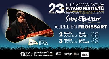 23. Uluslararası Antalya Piyano Festivali başlıyor