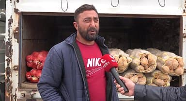 Aksaraylı patates üreticisi: "Telef olup gideceğiz, üreticilik bitti"