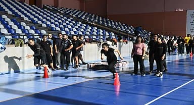 Ankara Büyükşehir'in parkur hazırlık kursları devam ediyor
