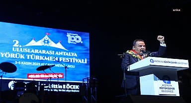 Antalya'da Yörük Türkmen Festivali'ne coşkulu açılış 