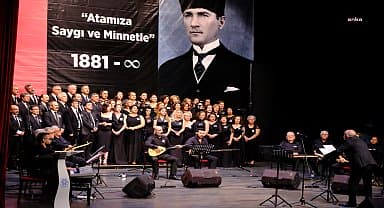 Aydın Büyükşehir Belediyesi Ulu Önder Gazi Mustafa Kemal Atatürk'ü türkülerle andı