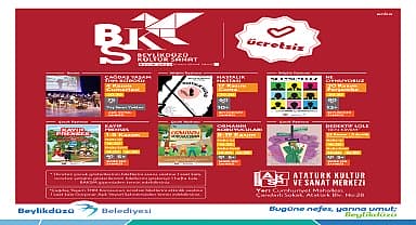 Beylikdüzü Belediyesi'nden kültür sanat etkinleri ile dolu kasım ayı programı
