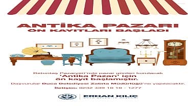 Buca'nın antika ve 2. el pazarı için ön kayıtlar başladı