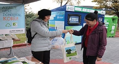 Çankaya'da plastikler cama dönüştü
