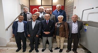 CHP Mihalıççık ilçe yönetiminden Yılmaz Büyükerşen'e nezaket ziyareti