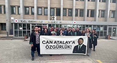 Denizli'de avukatlardan 'Can Atalay' açıklaması: "Derhal serbest bırakılmalıdır"