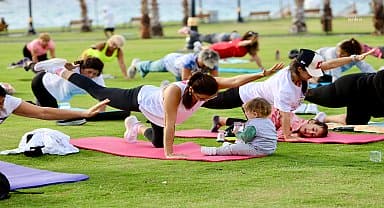 Didim Belediyesi'nin pilates etkinlikleri devam ediyor