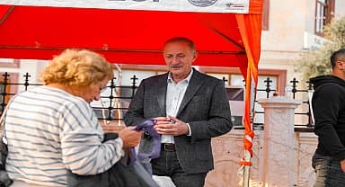 Didim Belediyesi tarafından yetiştirilen ürünler, vatandaşlara ücretsiz olarak dağıtıldı