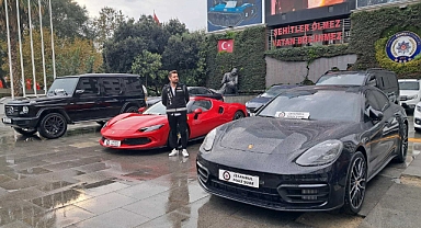 Dilan ve Engin Polat çiftine ait lüks araçlar Emniyet Müdürlüğü’nde sergilendi