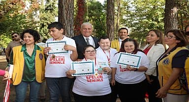 Efeler'in özel çocukları için anlamlı organizasyon