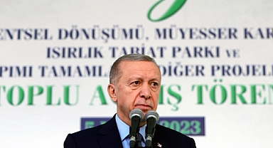 Erdoğan, Gazze'deki savaş mağdurlarının sahipsiz bırakılmayacağını belirtti