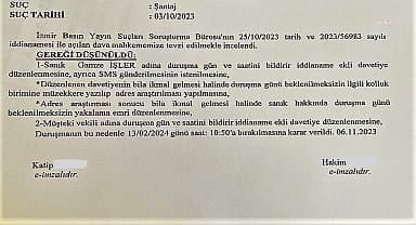 Gazeteci Gamze işler hakkındaki iddianame kabul edildi: ilk duruşma 13 Şubat'ta