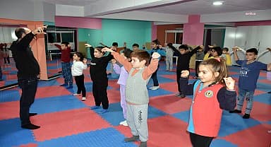 Germencik Belediyesi'nin spor kurslarına yoğun ilgi