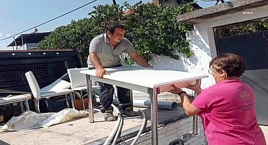 Germencik'te ikinci el eşyalar, ihtiyaç sahiplerine ulaştırılıyor