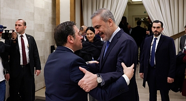 Hakan Fidan, Barselona'da İspanya Dışişleri Bakanı Jose Manuel Albares ile görüştü