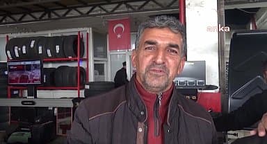 Iğdır'da kış lastiği yoğunluğu başladı
