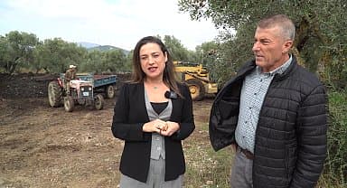 İklim krizinden etkilenen çiftçilere Filiz Başkan'dan büyük destek: 500 ton kompost gübre dağıtıldı