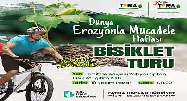 İzmit'te pedallar, hafta sonunda erozyonla mücadele için çevrilecek