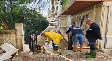 Karşıyaka Belediyesi'nde taşkın alarmı