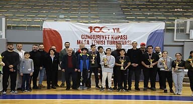 Kartal Belediyesi'nden Cumhuriyet'in 100. Yılına özel masa tenisi turnuvası