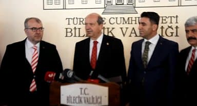 KKTC Cumhurbaşkanı Tatar Bilecik'te... "Gazze'de olanları büyük bir üzüntüyle izliyoruz"