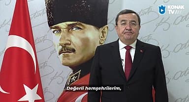 Konak Belediye Başkanı Abdül Batur'dan 10 Kasım mesajı: "Atatürk özgürlüktür"
