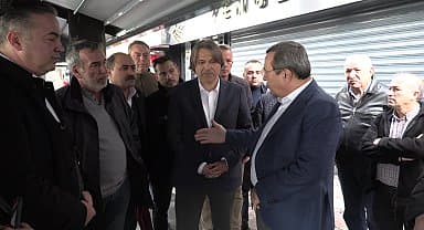 Konak Belediye Başkanı Abdül Batur'dan kordon esnafına afet desteği: 3 ay işgaliye ücreti alınmayacak
