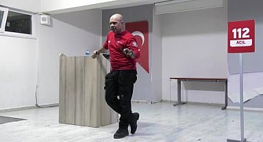 Konyaaltı Belediyesi'nden öğrencilere afet tatbikatı