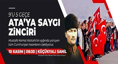 Maltepe Belediyesi'nden 'Ata'ya Saygı Zinciri'