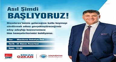 Menderes Belediye Başkanvekili Özkan, aday adayı olacak