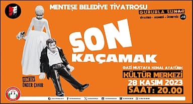 Menteşe Belediye Tiyatrosu perdelerini 'Son Kaçamak' ile açıyor
