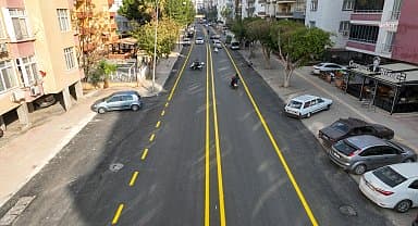 Mersin Silifke'de Celal Bayar Caddesi asfaltlandı