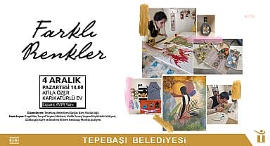 Özel bireylerden farklı renkler sergisi