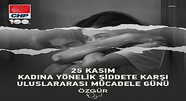 Özgür Özel: "Kadına yönelik şiddete karşı etkin mücadele çağrısında bulunuyoruz"