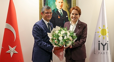 Özgür Özel, Meral Akşener'i ziyaret etti