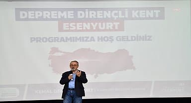Prof. Dr. Naci Görür, 'Depreme Dirençli Kent Esenyurt' programında konuştu