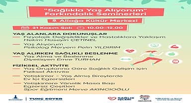 Sağlıkla yaş almanın sırları bu seminerde