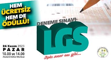 Saray Belediyesi'nden ücretsiz LGS deneme sınavı