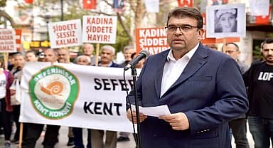 Seferihisar Belediye Başkanı İsmail Yetişkin: "Kadına karşı şiddeti durdurun"